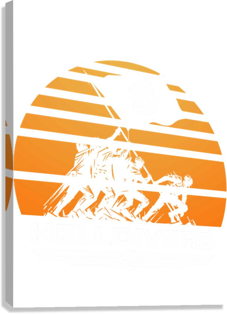 helldivers 22 Canvas Print