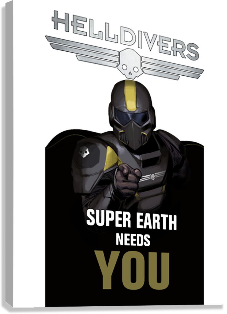 helldivers 25 Canvas Print
