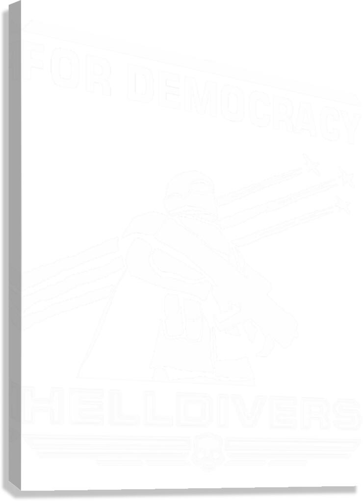 helldivers 30 Canvas Print