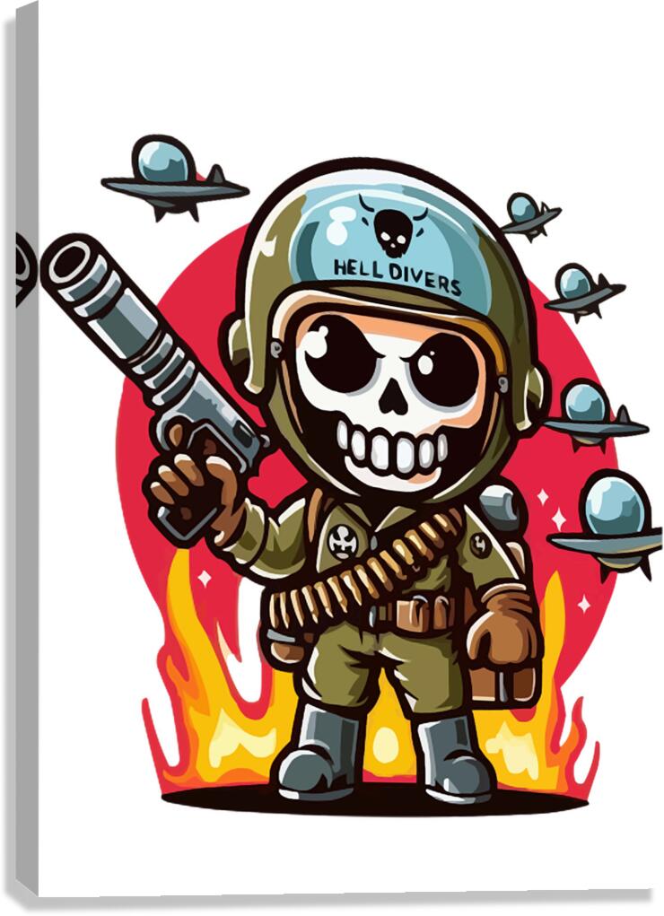 helldivers 31 Canvas Print