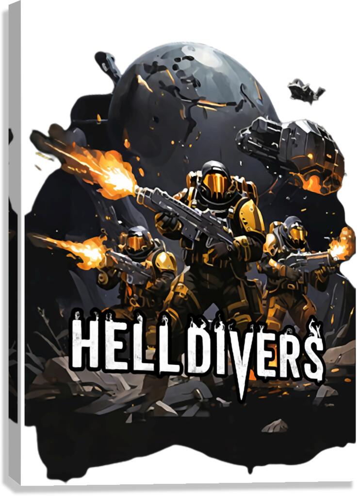helldivers 32 Canvas Print