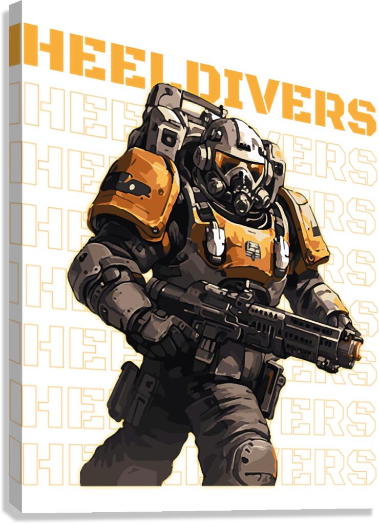 helldivers 33 Canvas Print