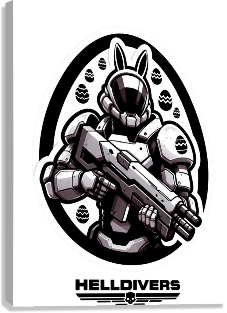 helldivers 47 Canvas Print