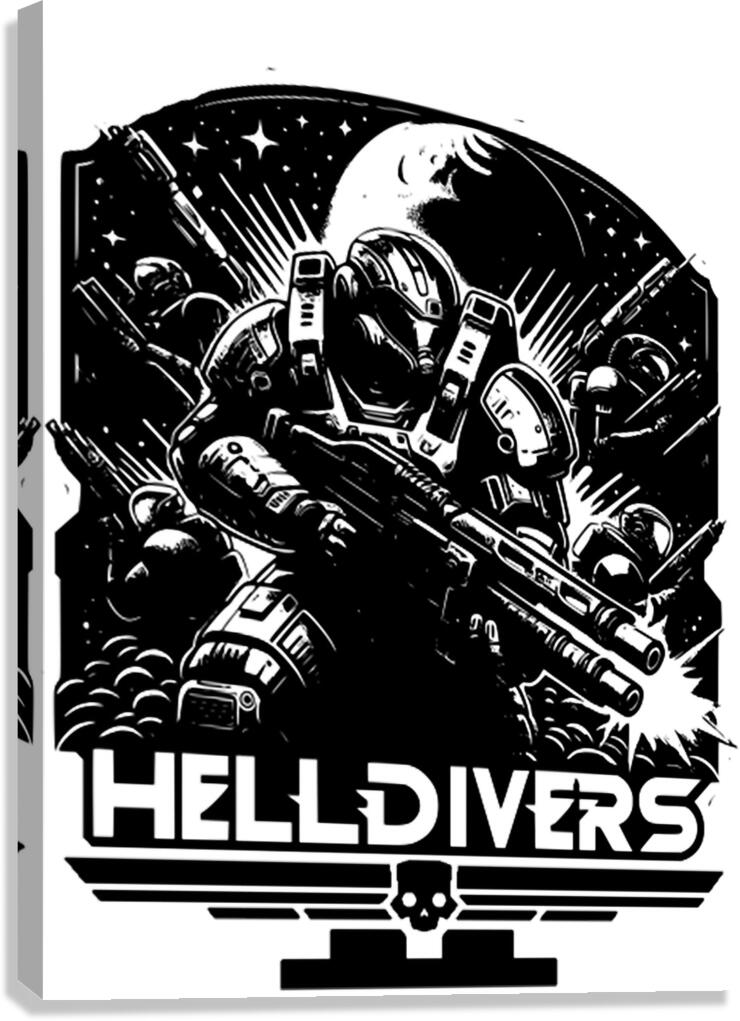 helldivers 48 Canvas Print