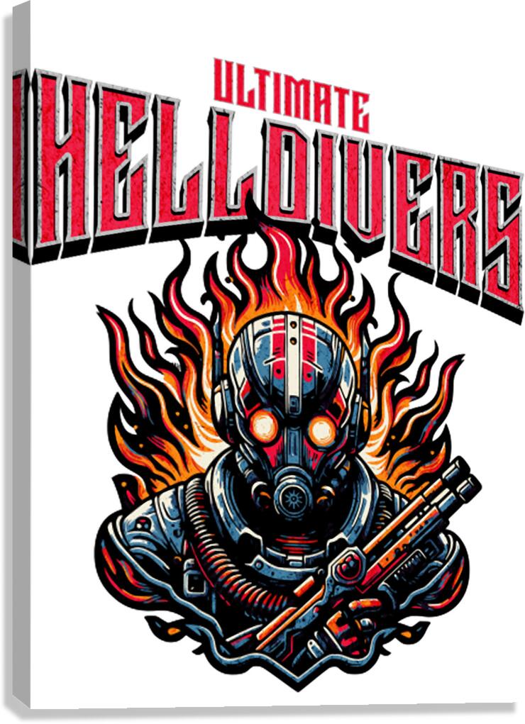 helldivers 1 Canvas Print