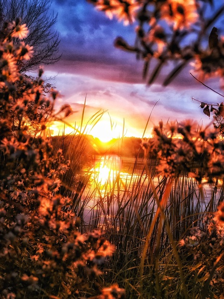 Sunset on the water by Mel Green Photography