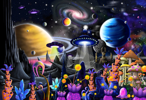 Alien Moon City