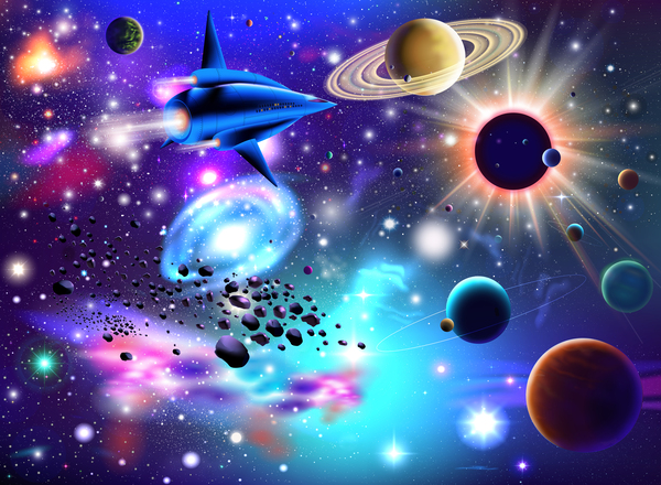 The Astral Voyager by GeraldNewtonCosmicArt