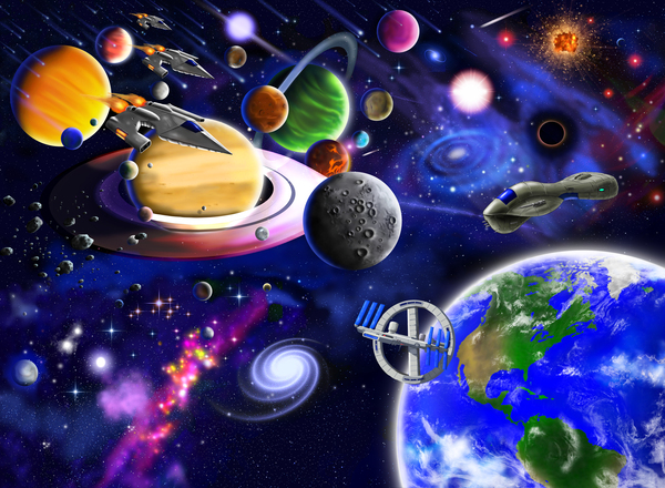 Future Cosmic Voyages Print