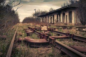 empty old railway 4