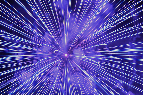 Fire burst Print