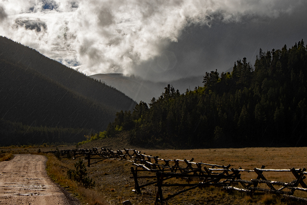 On the Edge of a Storm Print