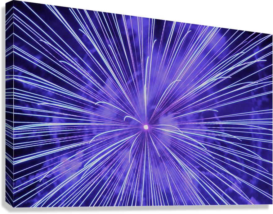 Fire burst Canvas Print