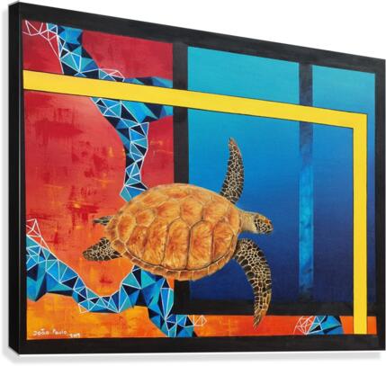 Sea turtle Canvas Print