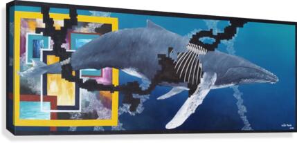 Th Wale Canvas Print