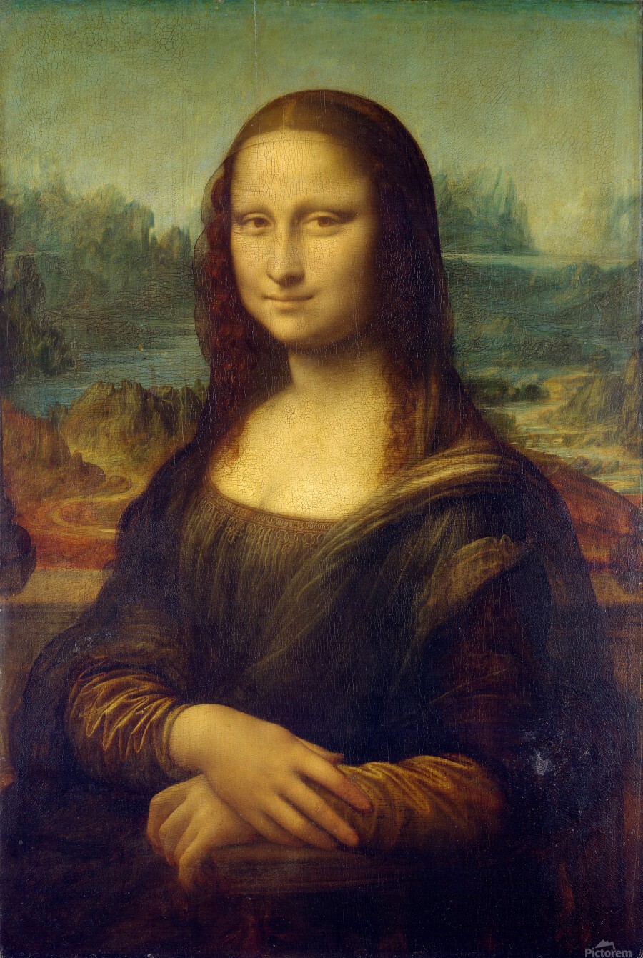 絵画 Monariza Leonardo da Vinci. The Mona Lisa HD 300ppi by Stock Photography