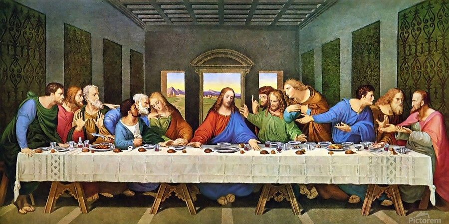 最後の晩餐 The last supper 3D Psy Art 海外輸入 3D The last supper vintage Framed Picture | eBay