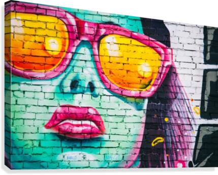 graffiti wall  Canvas Print