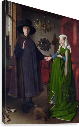 Jan van Eyck: Arnolfini Portrait HD 300ppi by Stock Photography Wall Art