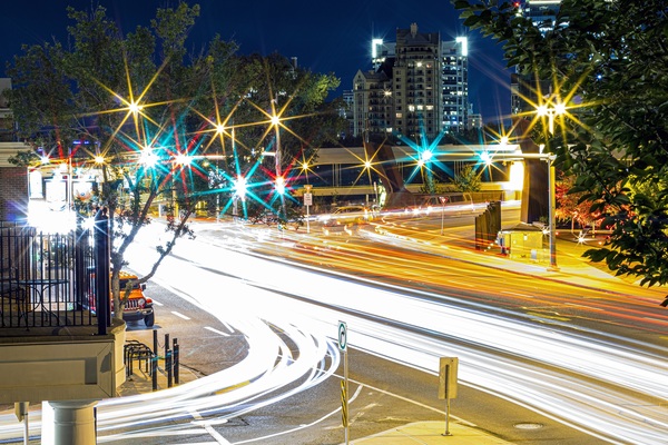 night intersection Print