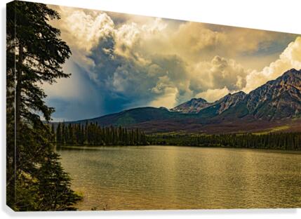 stormy mountain Canvas Print