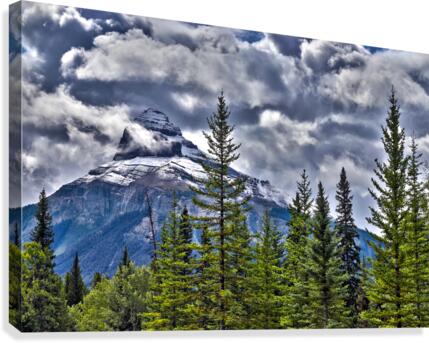 moody mountain Canvas Print