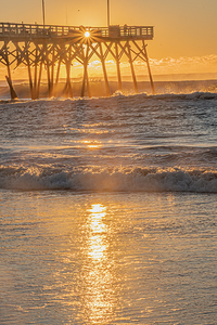 Sunstar Over the Pier of Morning