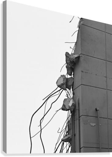 Crumbling Down Canvas Print