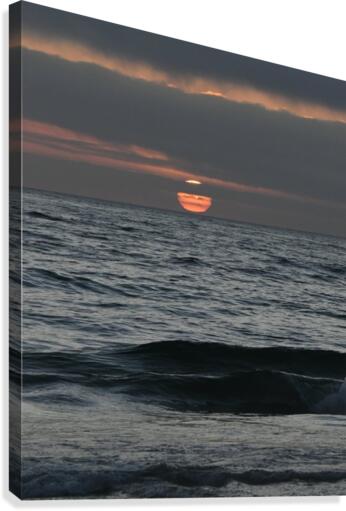 Cardiff Sunset Canvas Print