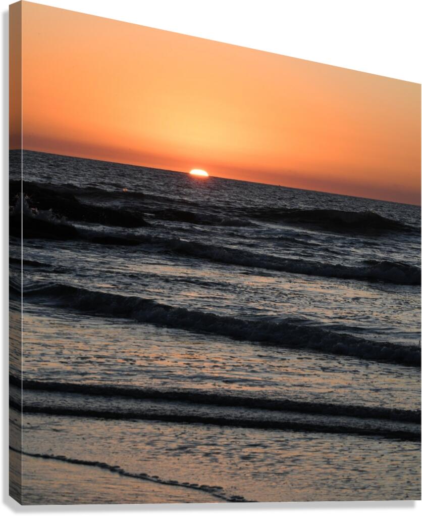 Ocean Beach Sunset Canvas Print