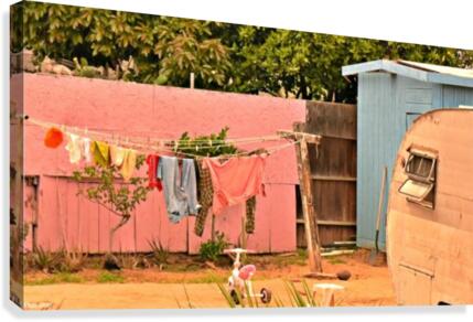 Clothesline Canvas Print