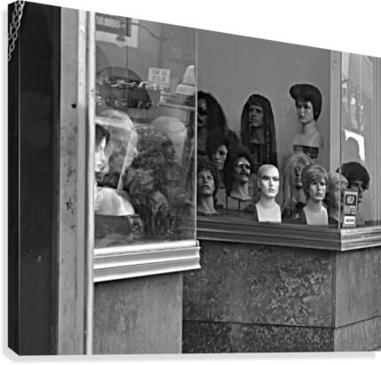 Wig Shop Canvas Print