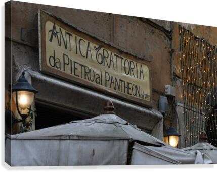 Trattoria Canvas Print