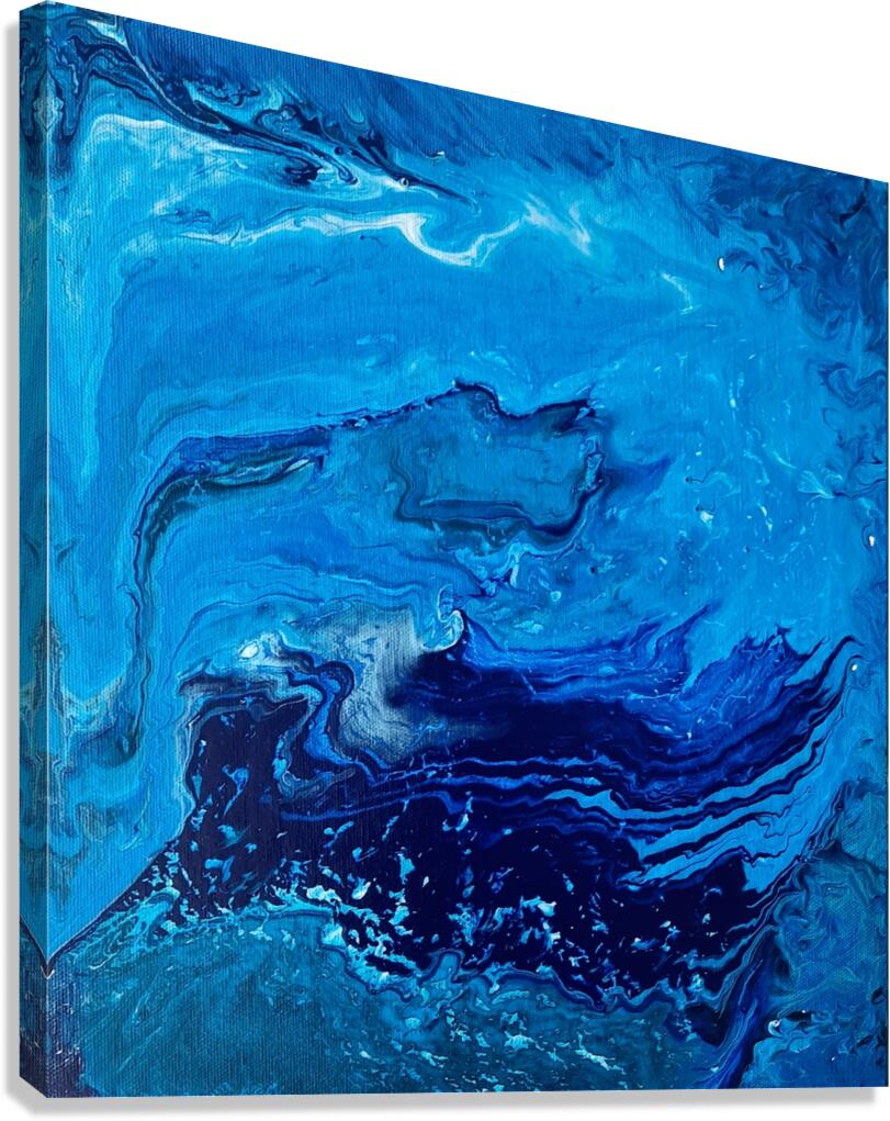 Marble Ocean  Canvas Print
