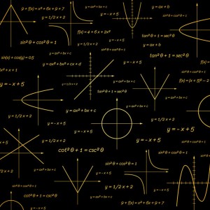 abstract math pattern Print