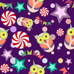 owl pattern background