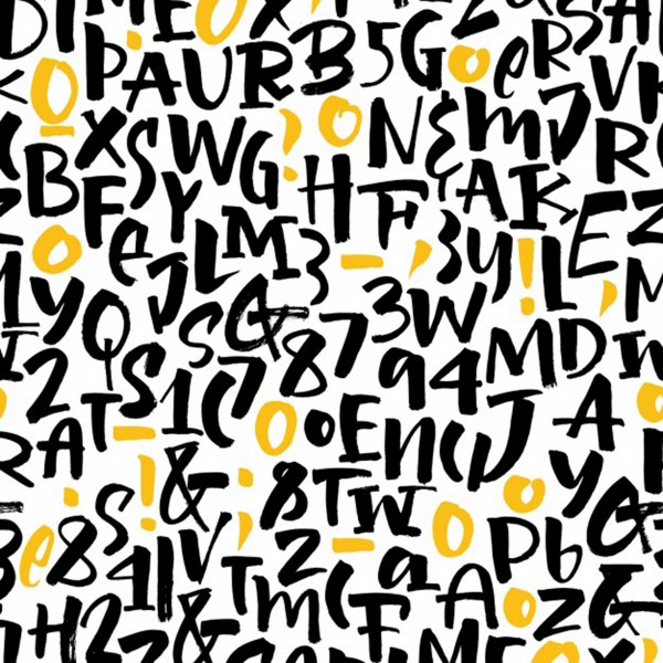 letters pattern Print