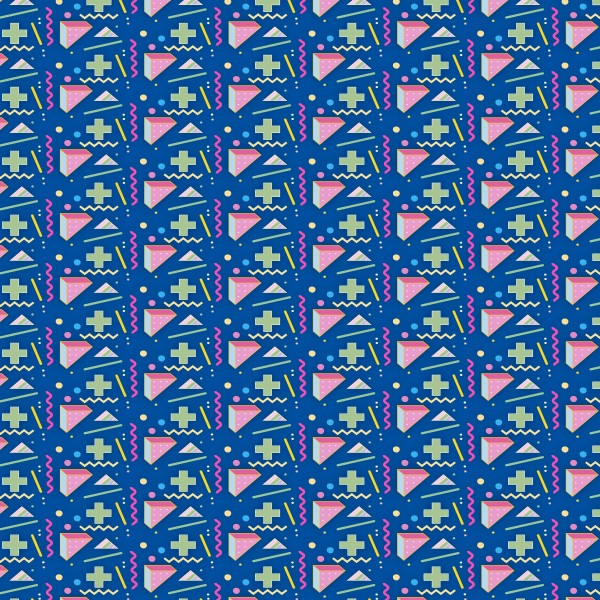 memphis pattern Print