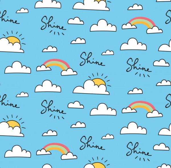 sky pattern Print