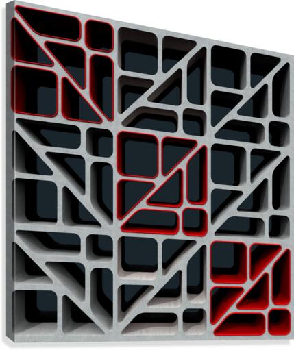 Modular Design Diagonal Canvas Print