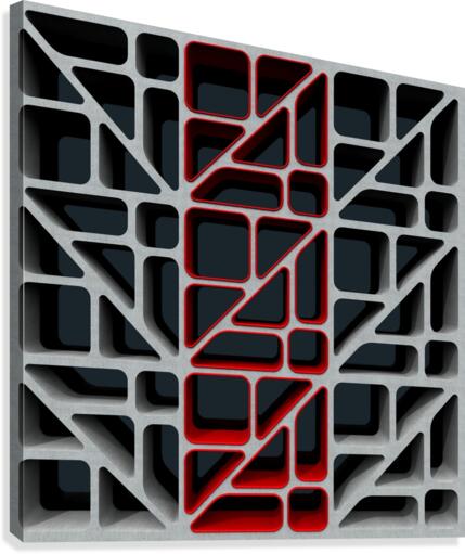 Modular Design Vertical Canvas Print