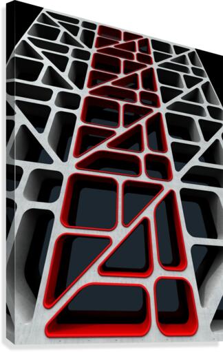 Geometric Windows Canvas Print