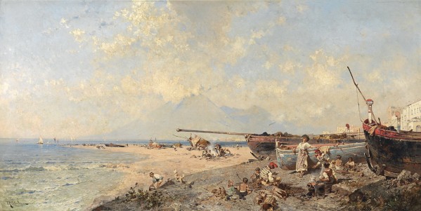 Castellmare Golfo di Napoli Print