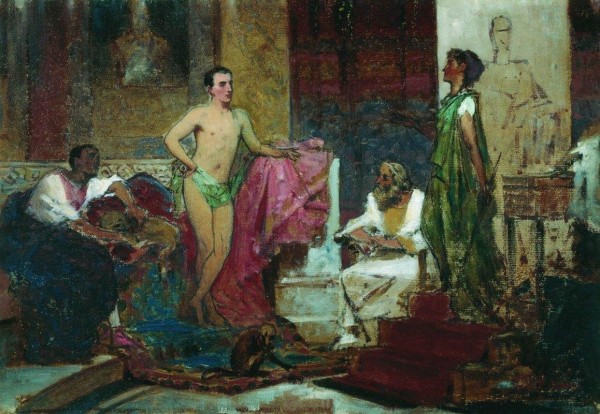 The model Print