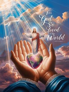For God So Loved the World by mohamedelfaleh Wall Art