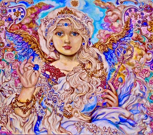 Yumi Sugai. An angel of the blue crystal.