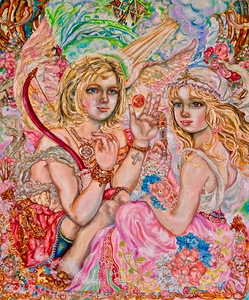 Yumi Sugai. Angel and moon goddess. 