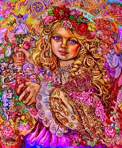 Yumi Sugai.Christmas decoration angel. 