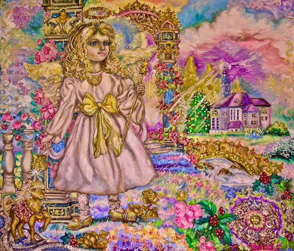 Yumi Sugai. Childrens guardian angel.  Print