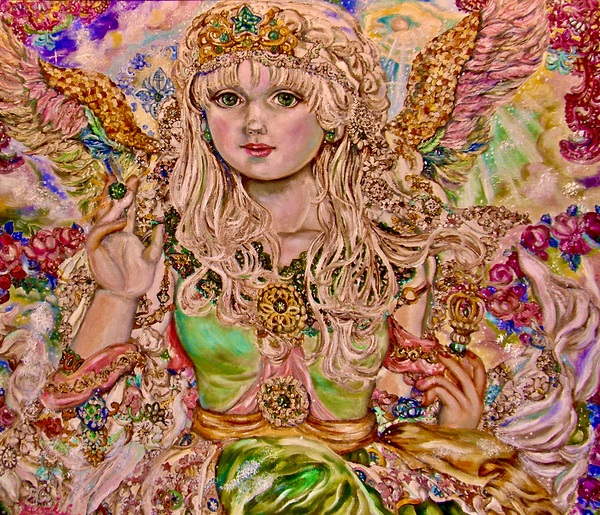 Yumi Sugai. An emerald angel. Print